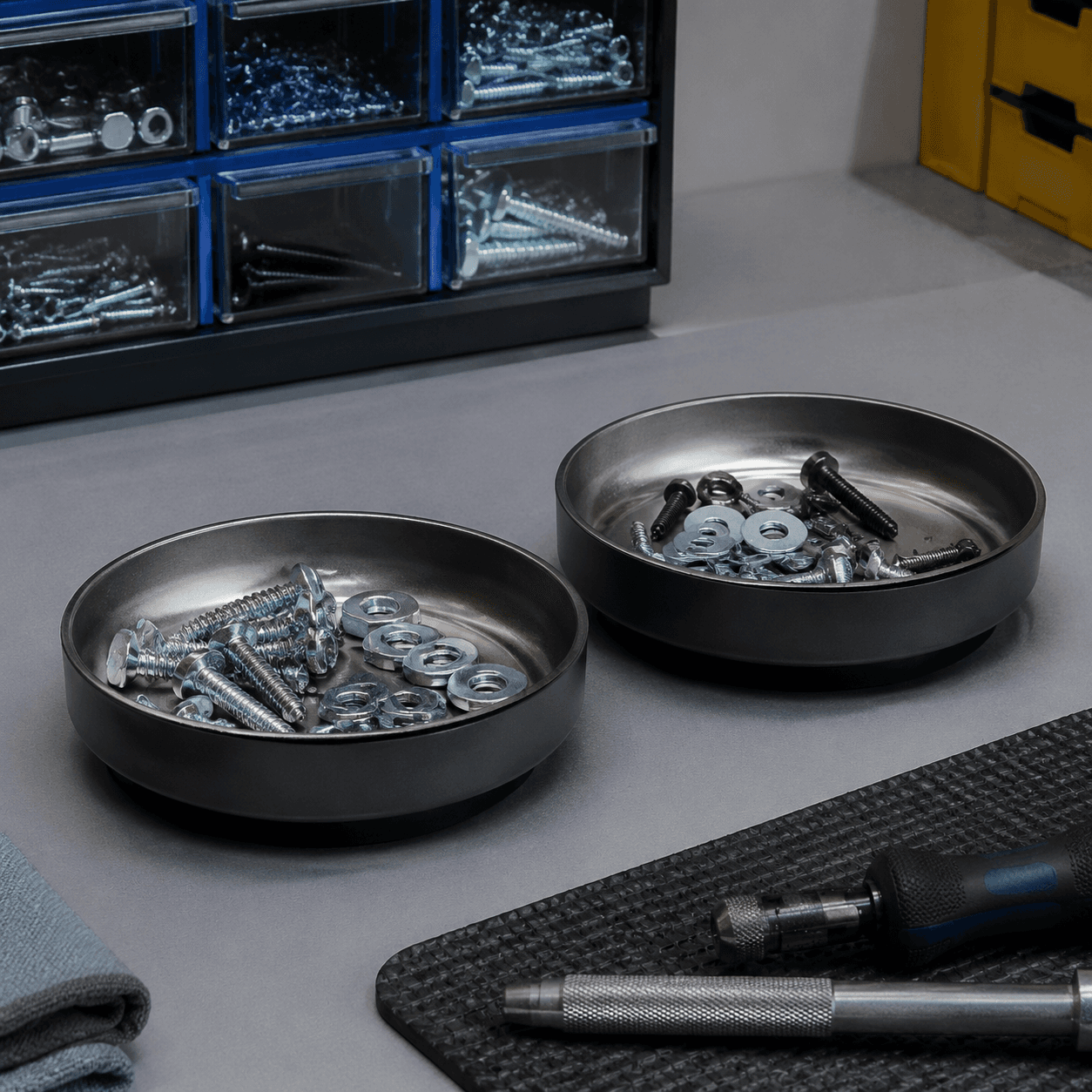 Magnetic Parts Dish Pair